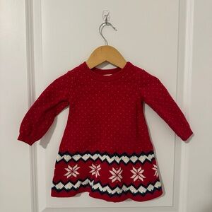 Hanna Andersson Red Knit Dress